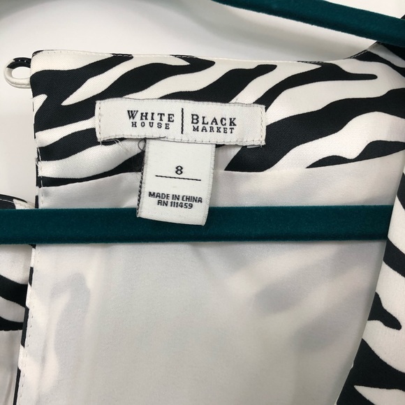 White House Black Market Animal print dress - Picture 4 of 4